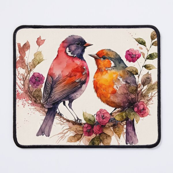 Item preview, Valentine Lovebirds designed and sold by ImageVortex.