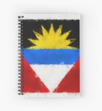 Antigua And Barbuda Flag Reworked No. 66, Series 5 Spiralblock