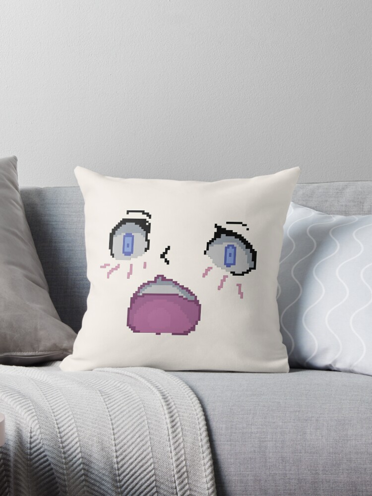 Yaranaika ? ( ) Anime Memes Face 2 Pillow Case Throw Pillow Cover