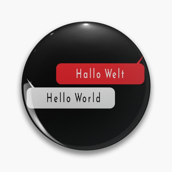 Item preview, Hello World-Hallo Welt-Python Code designed and sold by FridPix.