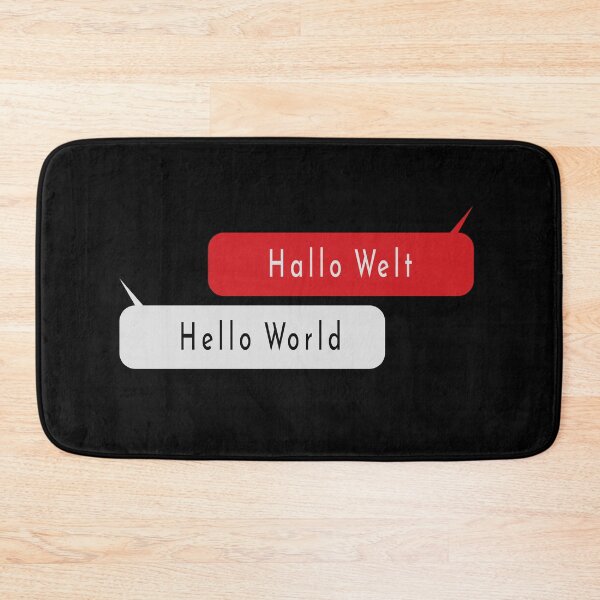 Item preview, Hello World-Hallo Welt-Python Code designed and sold by FridPix.