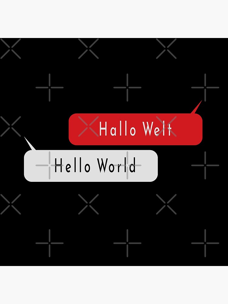 Bolsa de tela «Hola mundo-Hola Welt-Código Python» de FridPix | Redbubble