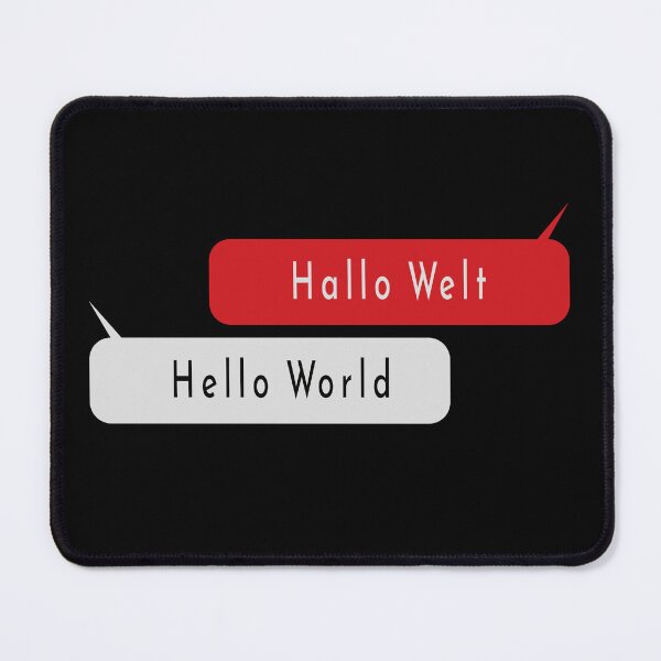 Item preview, Hello World-Hallo Welt-Python Code designed and sold by FridPix.
