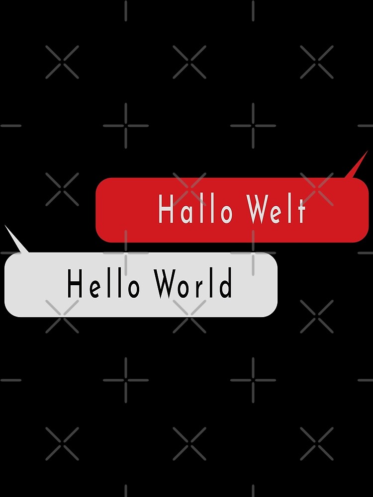 Thumbnail 3 of 3, Scarf, Hello World-Hallo Welt-Python Code designed and sold by FridPix.