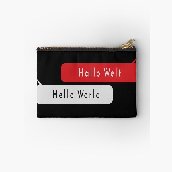 Item preview, Hello World-Hallo Welt-Python Code designed and sold by FridPix.