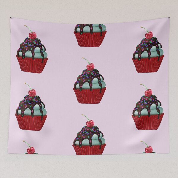 Item preview, Cherry On Top Cupcake designed and sold by Ale's Art.