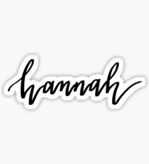 Hannah Sticker