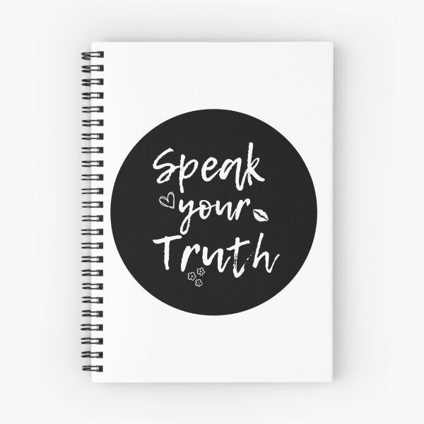 Item preview, Speak Your Truth | Walk Your Path | White on Black designed and sold by FrequencyV.