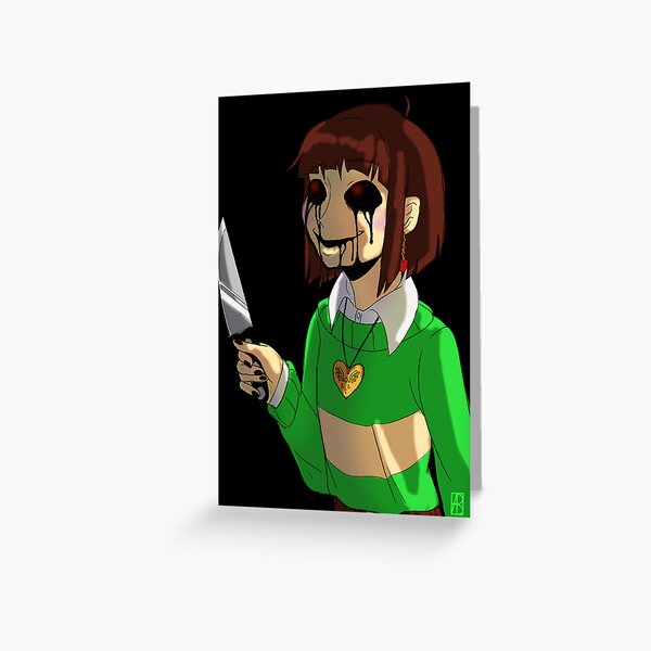 Chara, Undertale Greeting Card for Sale by probably-wicked