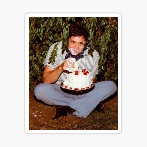 Johnny Cash Sticker