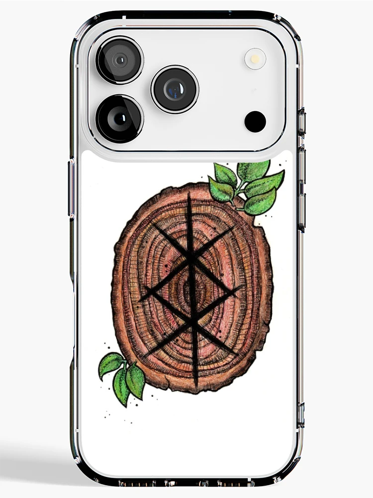 Thumbnail 1 of 5, iPhone Case, Protection Rune designed and sold by TheCharmedCrow.