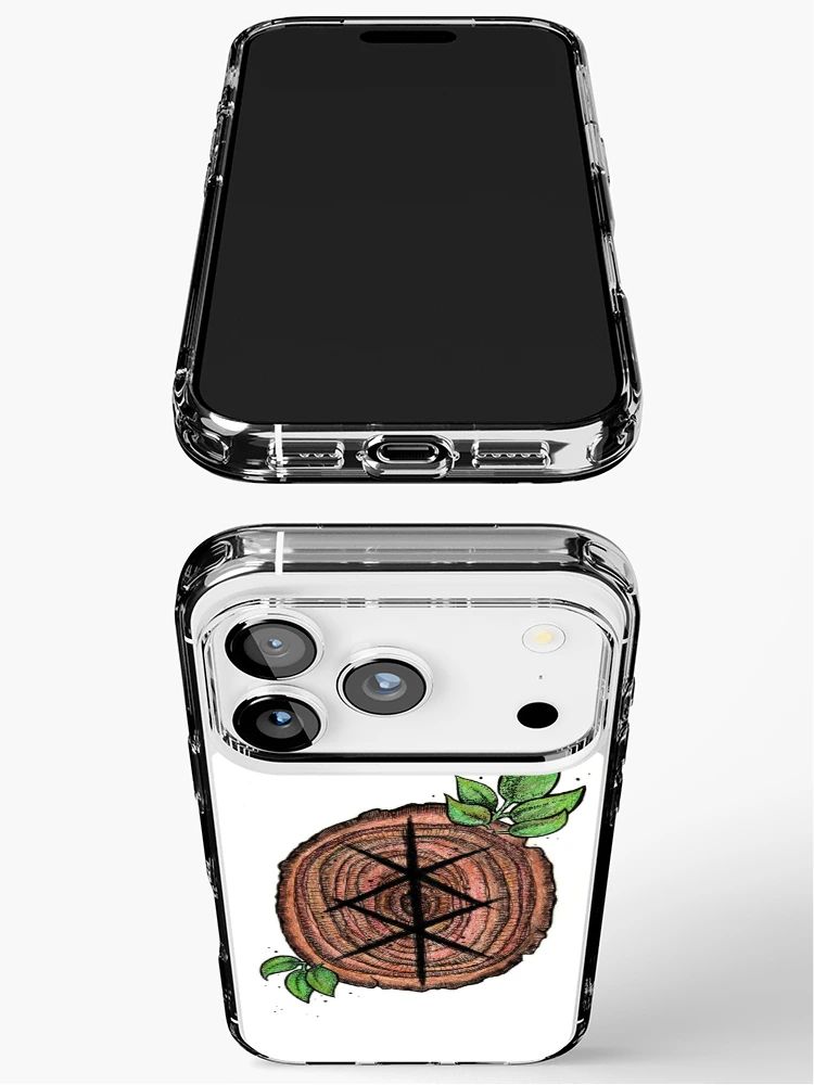Thumbnail 3 of 5, iPhone Case, Protection Rune designed and sold by TheCharmedCrow.