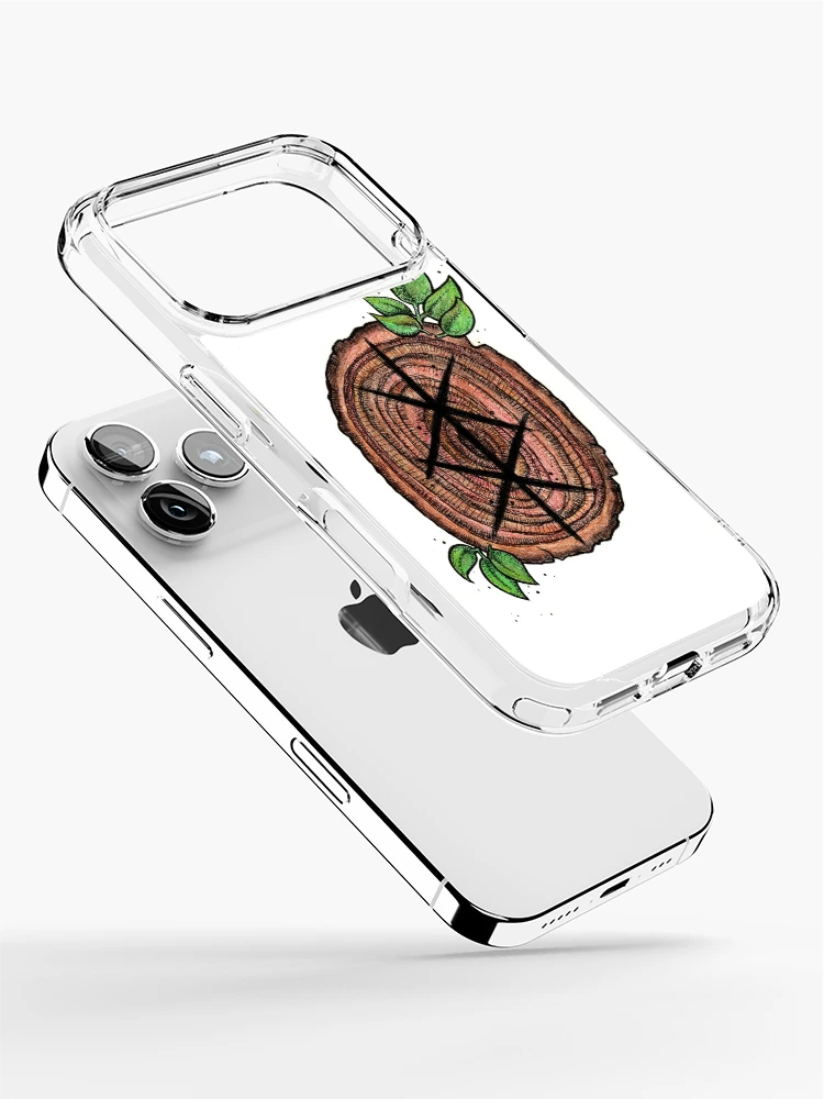 Thumbnail 2 of 5, iPhone Case, Protection Rune designed and sold by TheCharmedCrow.