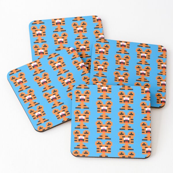 Item preview, pixel tiger designed and sold by Kate Harrison.