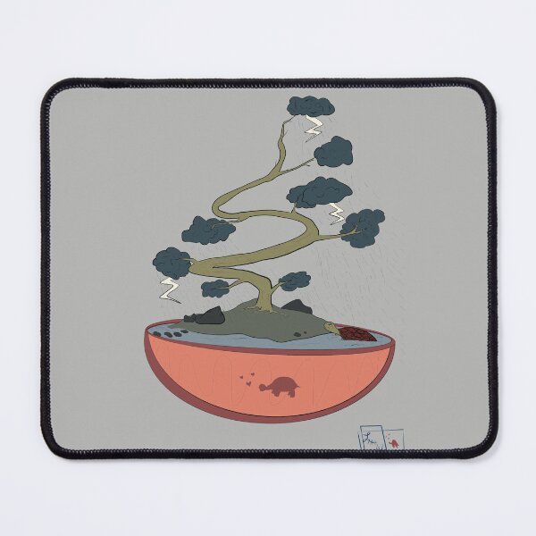Item preview, Happy Tortoise in a Thundercloud Bonsai designed and sold by laurenheather.