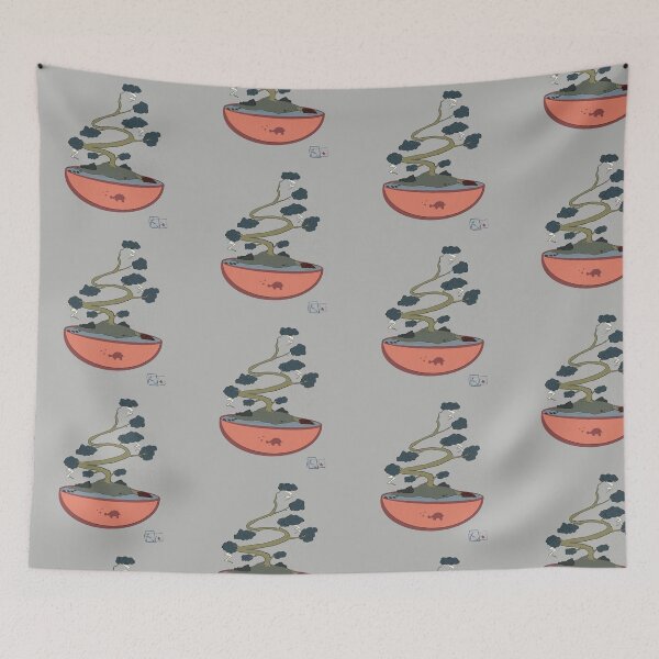 Item preview, Happy Tortoise in a Thundercloud Bonsai designed and sold by laurenheather.