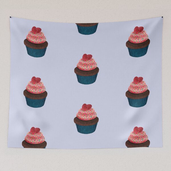 Item preview, Delicious Raspberry Chocolate Cupcake  designed and sold by Ale's Art.