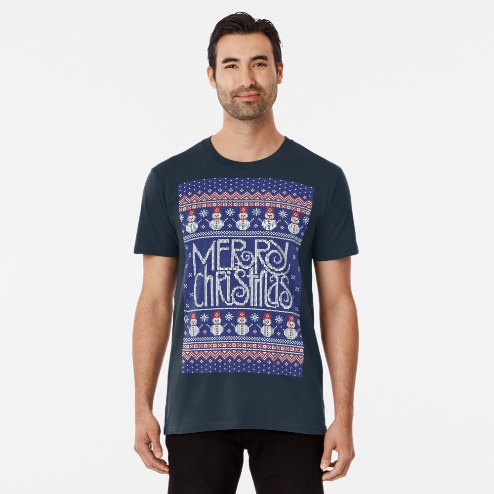 Merry Christmas from Snowman Camiseta premium
