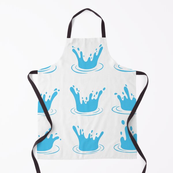 Item preview, Water Splash Droplets Fresh Design Blue designed and sold by FuddalanDesigns.