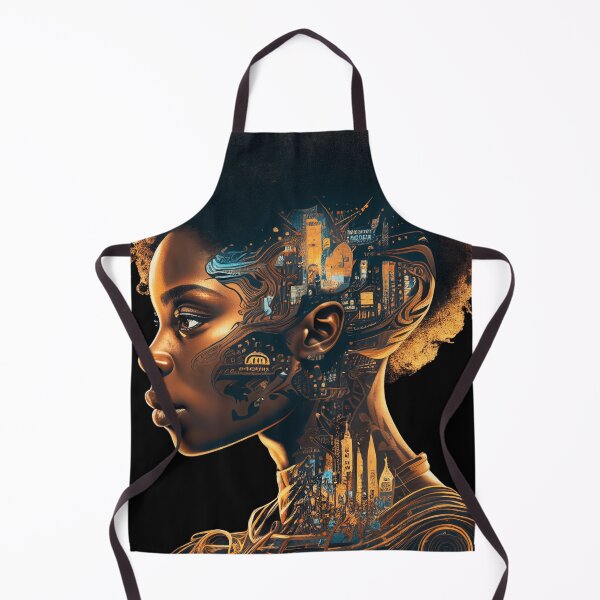 Item preview, Afrofuturism Art designed and sold by MidJourneymen.