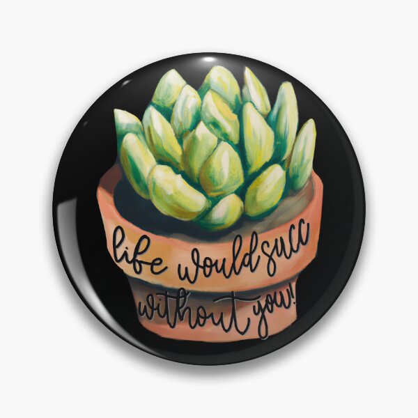 Item preview, Life Would Succ without You | Oil painting | Plant art | Succulents | Succulent Gift | Succulent Pot | Thinking of You  designed and sold by ShreecreatE.