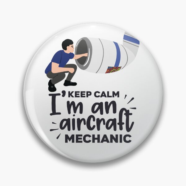 Item preview, Keep Calm I am Aircraft Mechanic designed and sold by Thanineemedia.