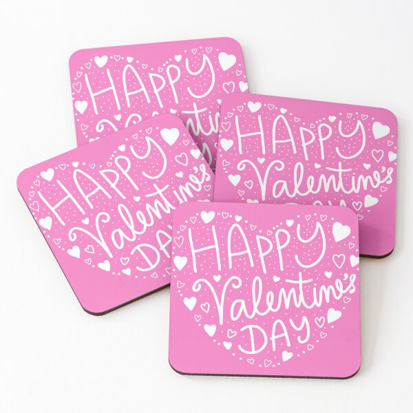 Item preview, happy valentine's day with white word designed and sold by Tina-studio.