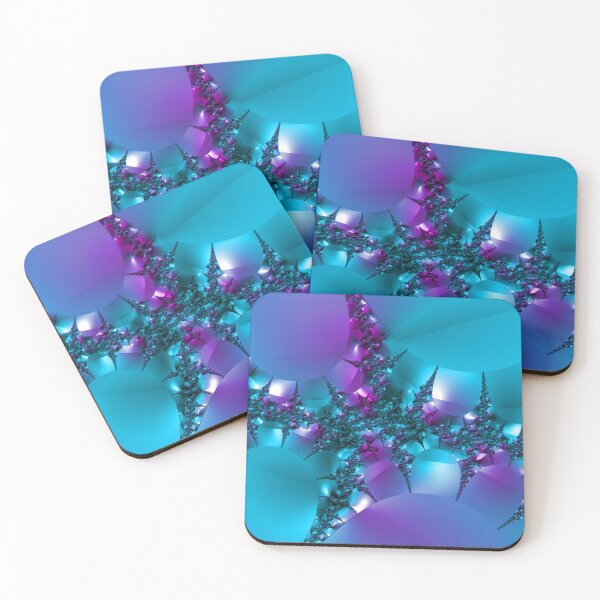 Item preview, Aqua Love | About Fractals | Classy Fractal Art designed and sold by JillyJ05.