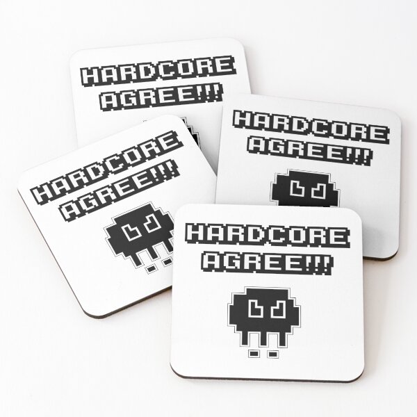 Item preview, HARDCORE AGREE designed and sold by QuirkyDesign101.