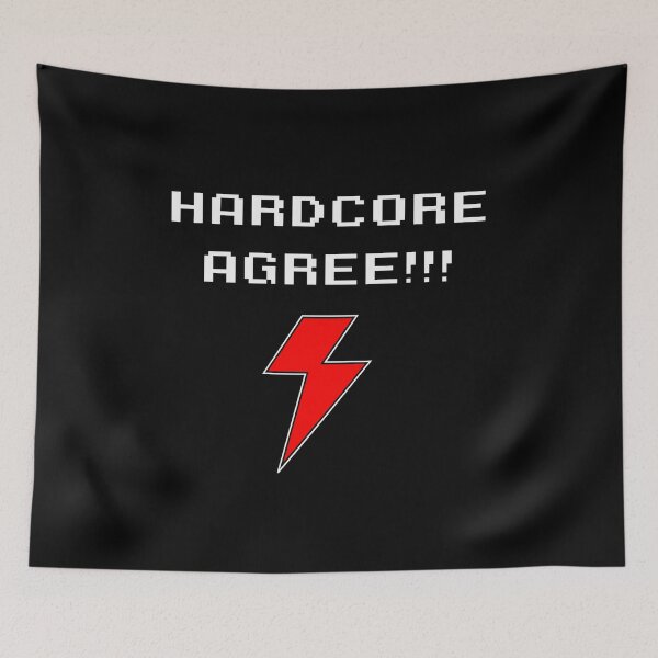 Item preview, Agree Hardcore Thunderbolt designed and sold by QuirkyDesign101.