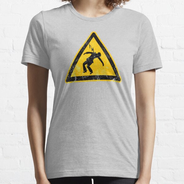 Shock Hazard Warning Sign Essential T-Shirt