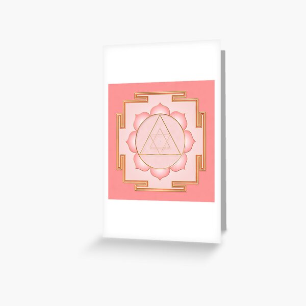 Item preview, Ganesh Yantra with Pink Lotus Petals designed and sold by TJ Devadatta Best.