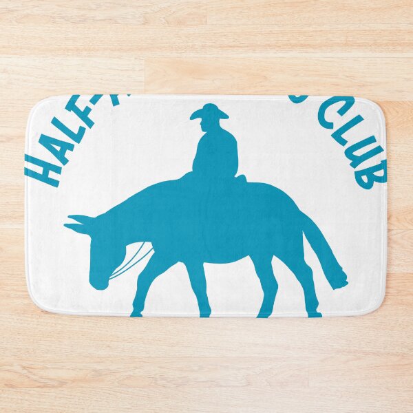 Item preview, Mule Riding Club - Teal - MALE RIDER designed and sold by Melissa Bradshaw.