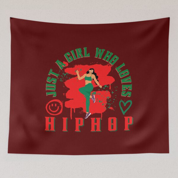 Item preview, Just A Girl Who Loves Hiphop designed and sold by Styler Design.