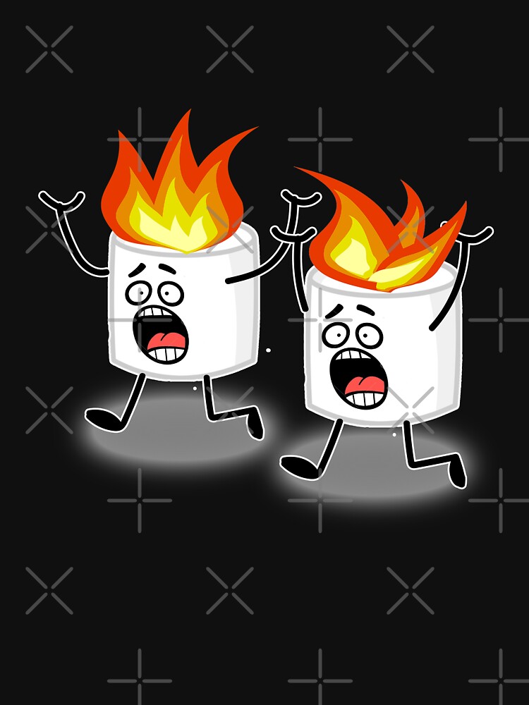 "Marshmallows On Fire " Tshirt by PopArtDesigns Redbubble