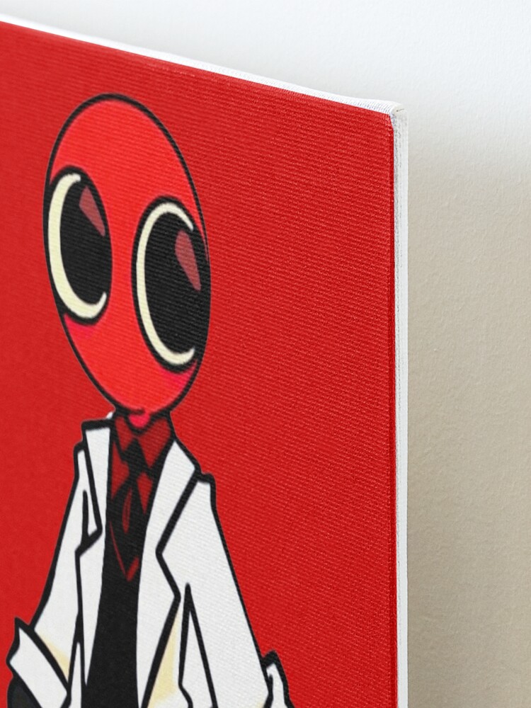 Red Scientist Rainbow Friend Greeting Card for Sale by