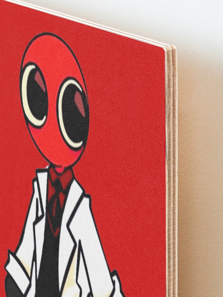 Red Scientist Rainbow Friend Poster for Sale by TheBullishRhino