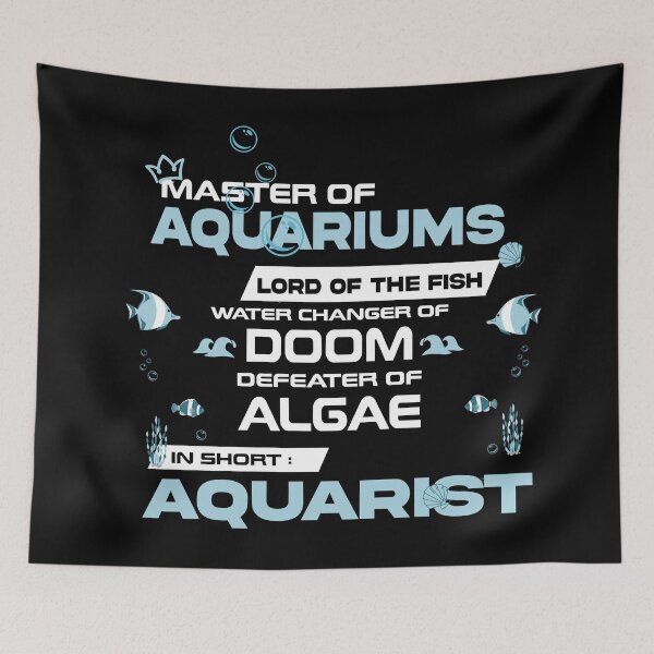Item preview, Fishkeeping Master Of Aquariums Lord Of The Fish Aquarist designed and sold by Socmedtech.