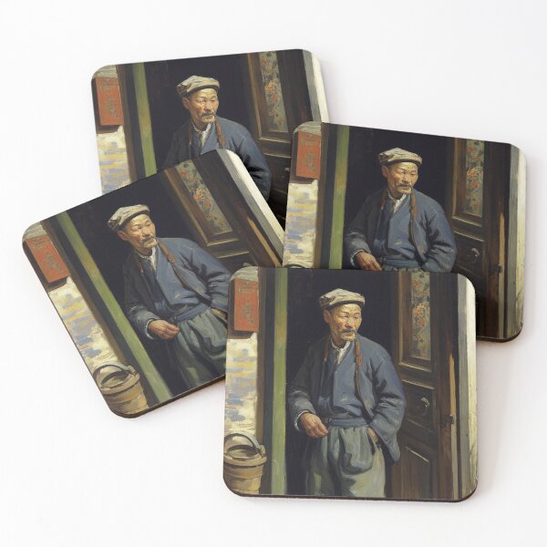 Item preview, Un anciano chino como pintado por Paul Cezanne designed and sold by LonelyKraken.