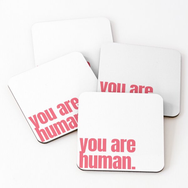 Item preview, YOU ARE HUMAN self love self affirmation valentines day designed and sold by Melszx.