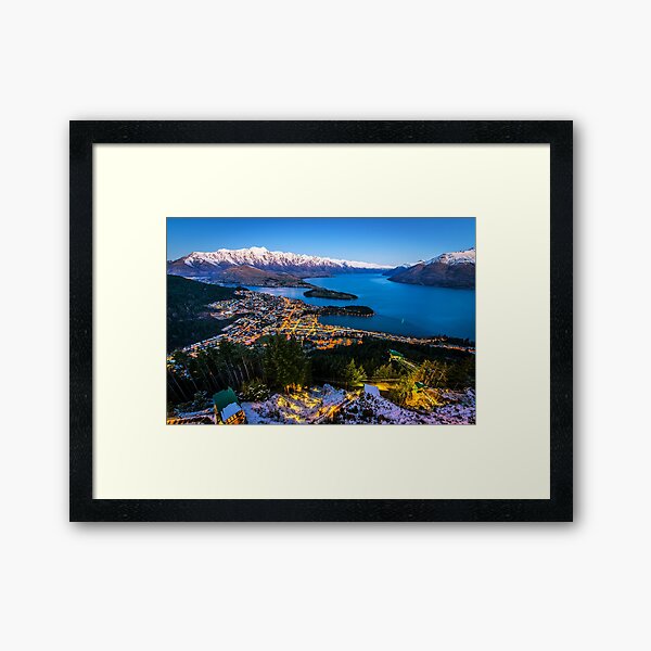 Queenstown New Zealand Framed Art Print