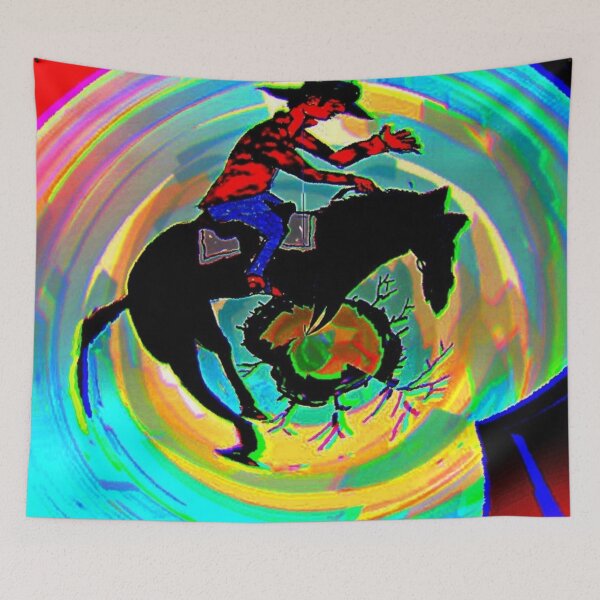 Item preview, Bucking Bronco Surrealism Art designed and sold by EJCairns.