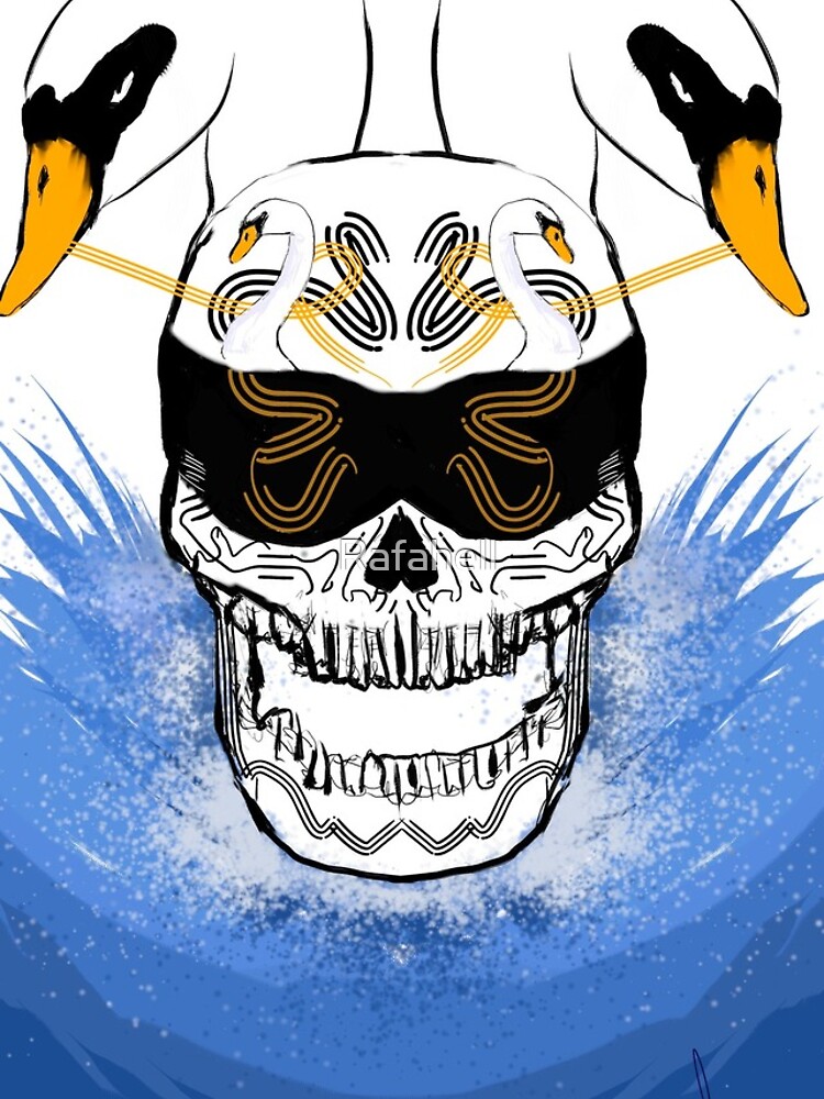 Thumbnail 5 of 5, iPhone Case, Swan skull designed and sold by Rafahell.