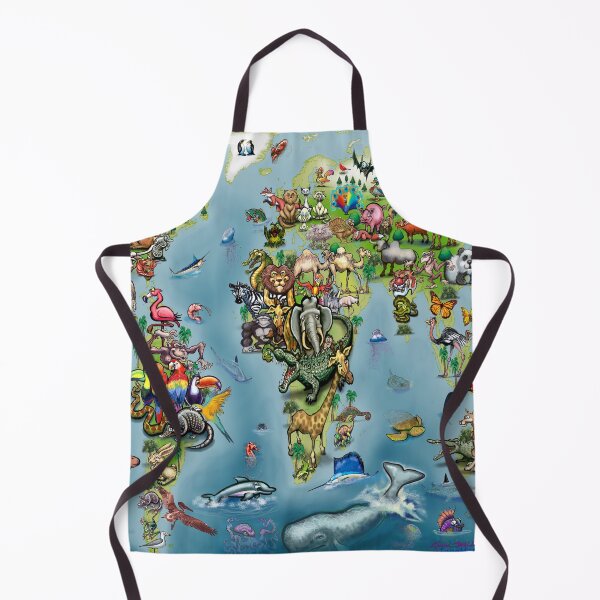 Item preview, Animals World Fun Map designed and sold by Kevin Middleton.