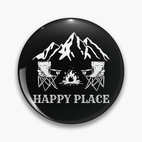 Item preview, Happy Place Camp Ground (White) designed and sold by LifeNonchalant.