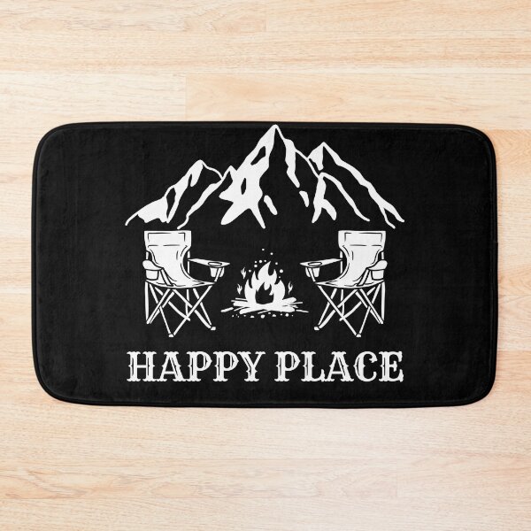 Item preview, Happy Place Camp Ground (White) designed and sold by LifeNonchalant.