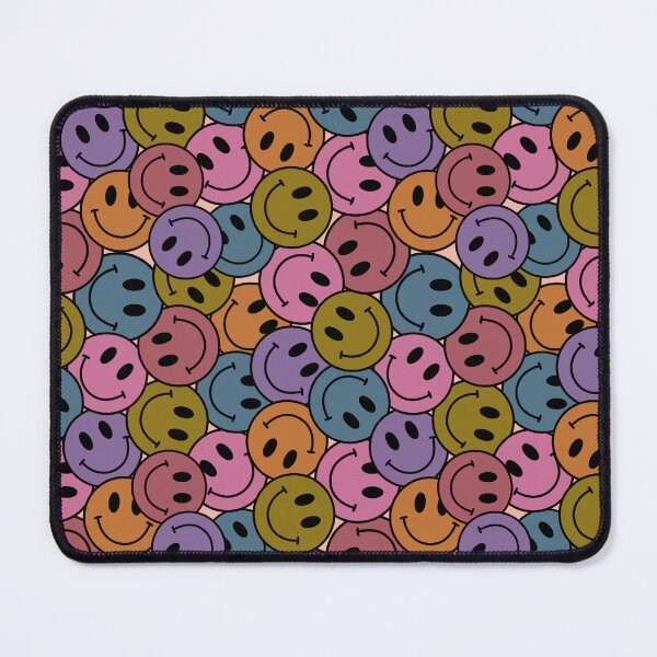 Item preview, Smiley Face Pattern - Muted Colors designed and sold by TrippyHippyArtz.