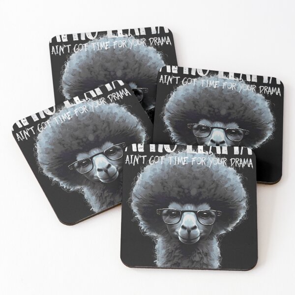 Item preview, Afro Llama ain't got time for your drama - Funny Llama Gift designed and sold by cuisineducool.