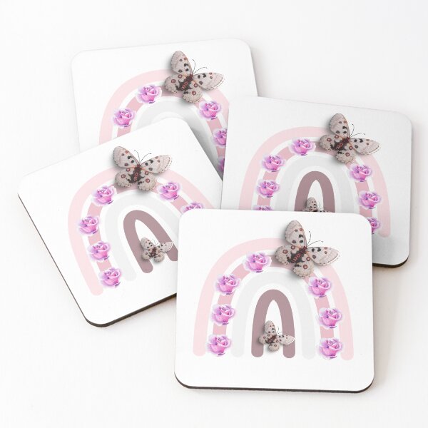 Item preview, Rainbow t-shirt, pink, butterfly t-shirt, good gift for all occasions,Aesthetic Rainbow Sticker designed and sold by NinaCreator.