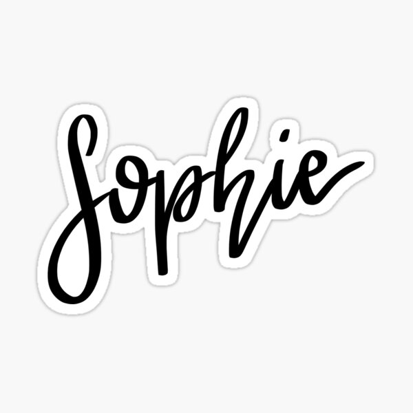 Sophie Sticker By Ellietography Redbubble